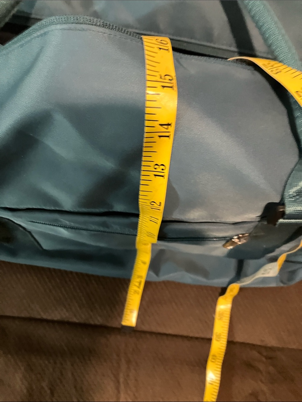 Classic Men's Duffel Bag in Teal - Picture 6 of 12